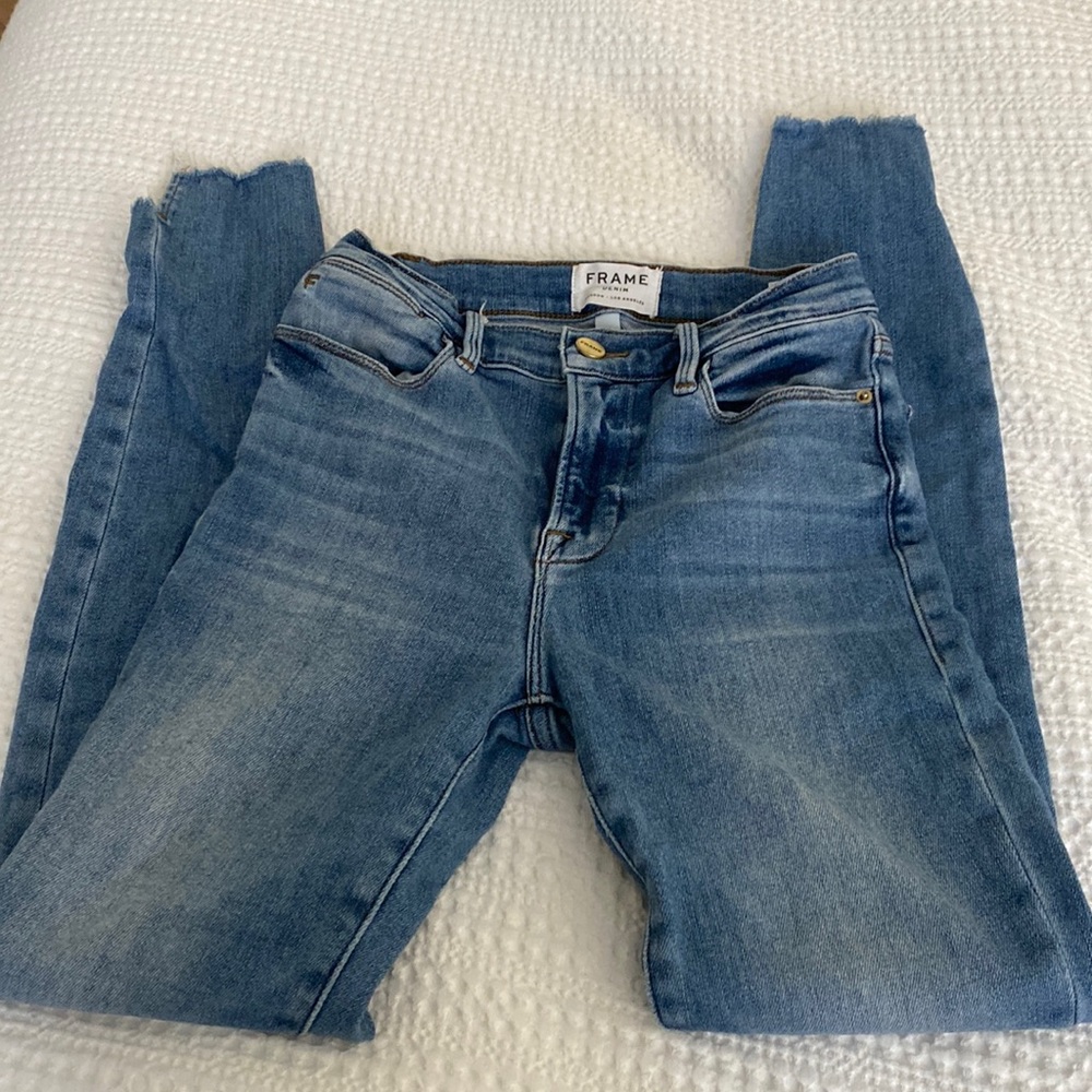 Frame “le high skinny”